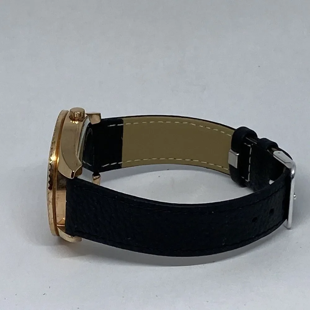 Fossil Stella ES3590 Women's Black Leather Analog Dial Quartz Wrist Watch OP796